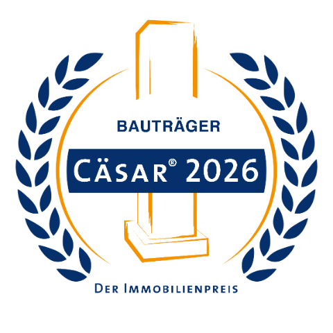 Offizielles Emblem: CÄSAR® 2026 – Der Immobilienpreis, Kategorie Bauträger